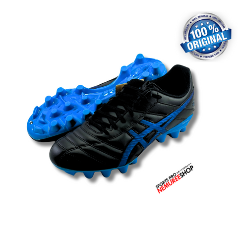 ASICS Soccer Shoes LETHAL SPEED RS ( BLACK / ISLAND BLUE ) - Nemuree Shop - Online Sports Store