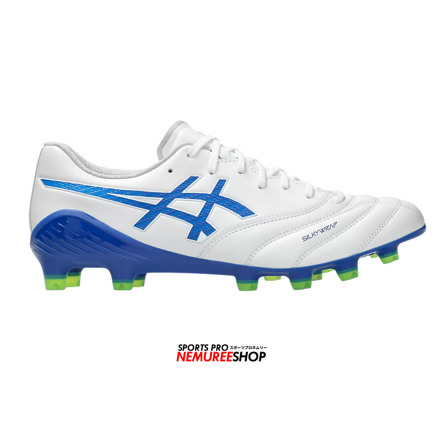ASICS Football Shoes DS LIGHT X-FLY 6 (WHITE/ASICS BLUE) - Nemuree Shop - Online Sports Store