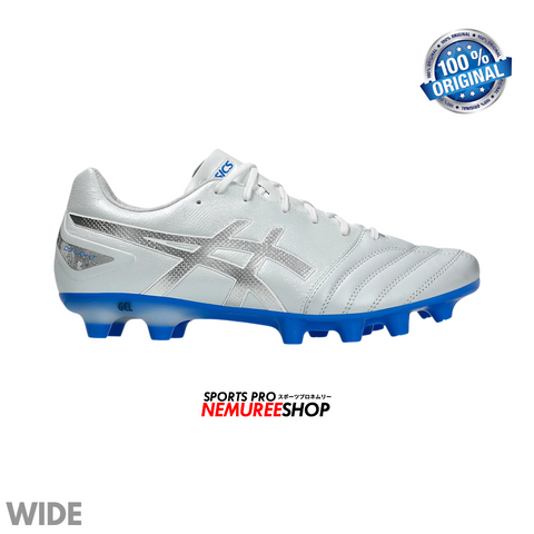 ASICS Football Shoes DS LIGHT PRO WIDE (WHITE/PURE SILVER) - Nemuree Shop - Online Sports Store
