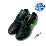 LOTTO Soccer Shoes STADIO OG II FG (ALL BLACK/SRPING GREEN) - Nemuree Shop - Online Sports Store