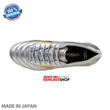 MIZUNO Football Shoes MORELIA DNA JAPAN (GALAXY SILVER/GOLD/8605C) - Nemuree Shop - Online Sports Store