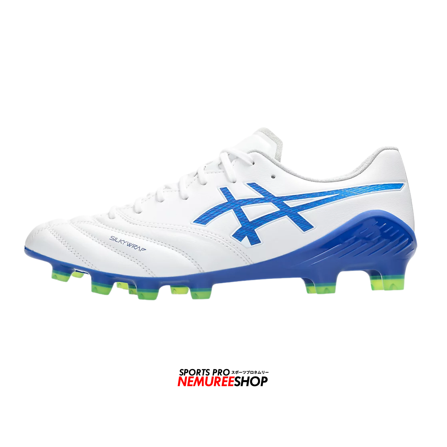 ASICS Football Shoes DS LIGHT X-FLY 6 (WHITE/ASICS BLUE) - Nemuree Shop - Online Sports Store