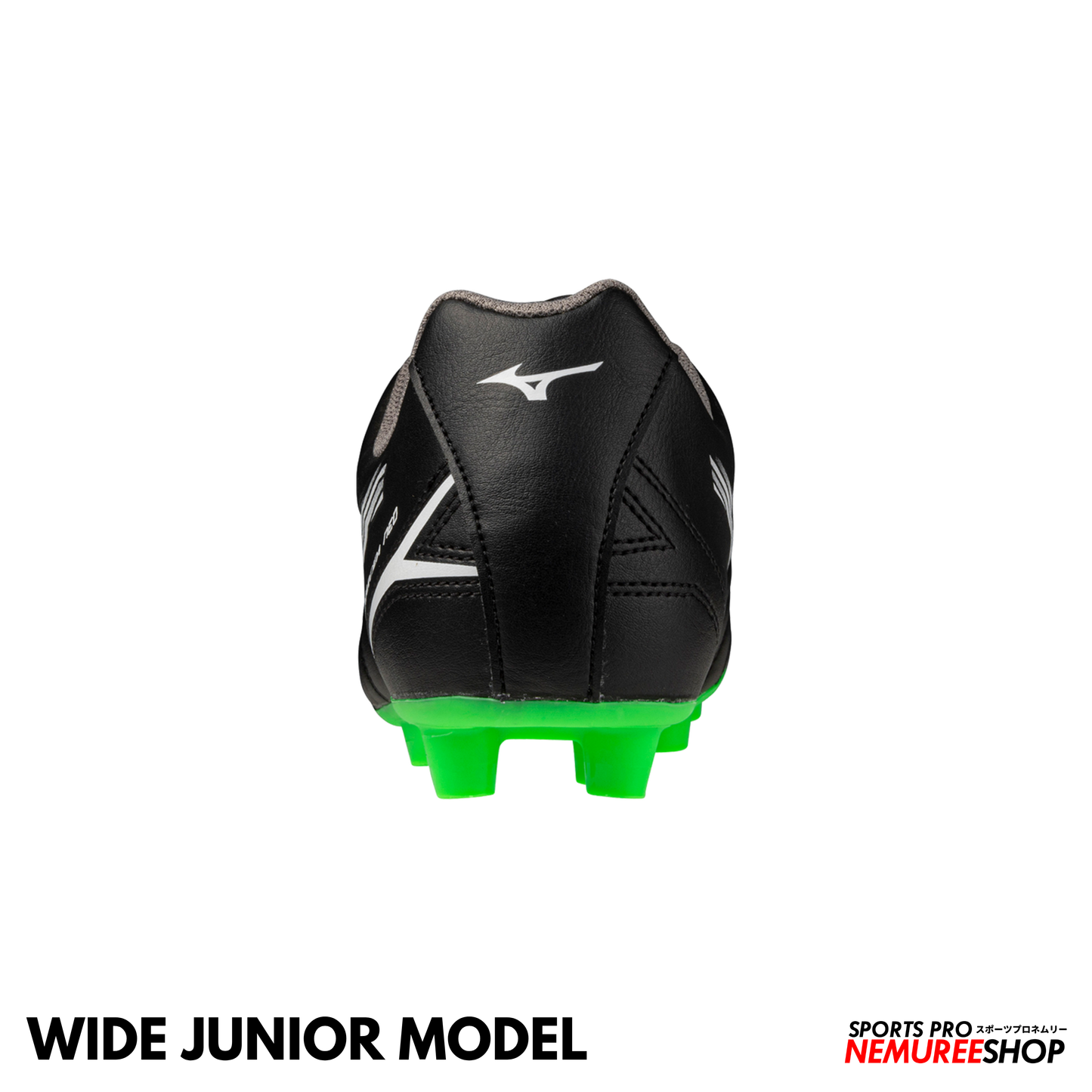 MIZUNO Football Shoes MONARCIDA NEO 3 SELECT JR WIDE (BLACK/NEON GEEN)