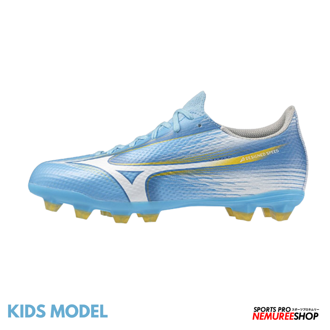 MIZUNO Football Shoes ALPHA 3 JR (CELESTE / WHITE)
