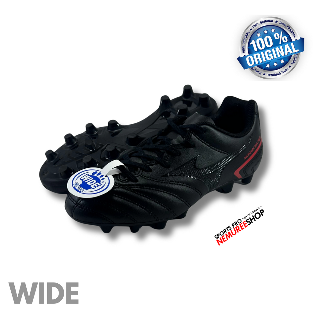 MIZUNO Soccer Shoes MONARCIDA NEO 2 SELECT JR (BLACK/BLACK) - WIDE - Nemuree Shop - Online Sports Store