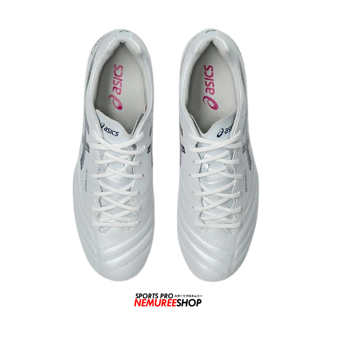 ASICS Football Shoes DS LIGHT X-FLY PRO 3 (WHITE/TWILIGHT BLUE) - Nemuree Shop - Online Sports Store