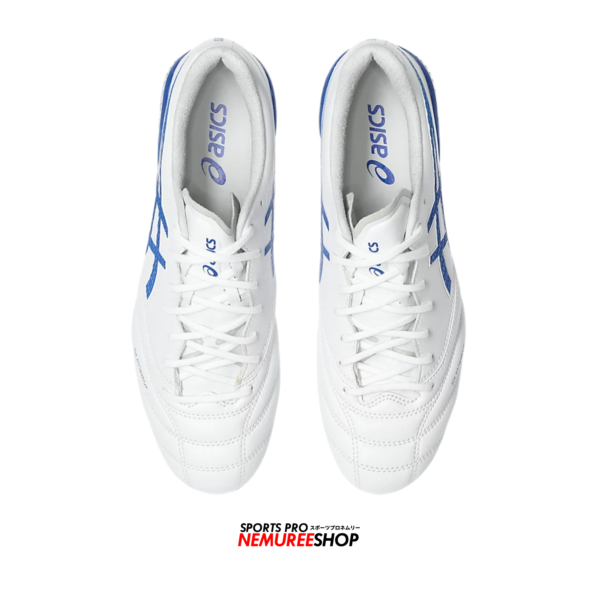 ASICS Football Shoes DS LIGHT X-FLY 6 (WHITE/ASICS BLUE) - Nemuree Shop - Online Sports Store