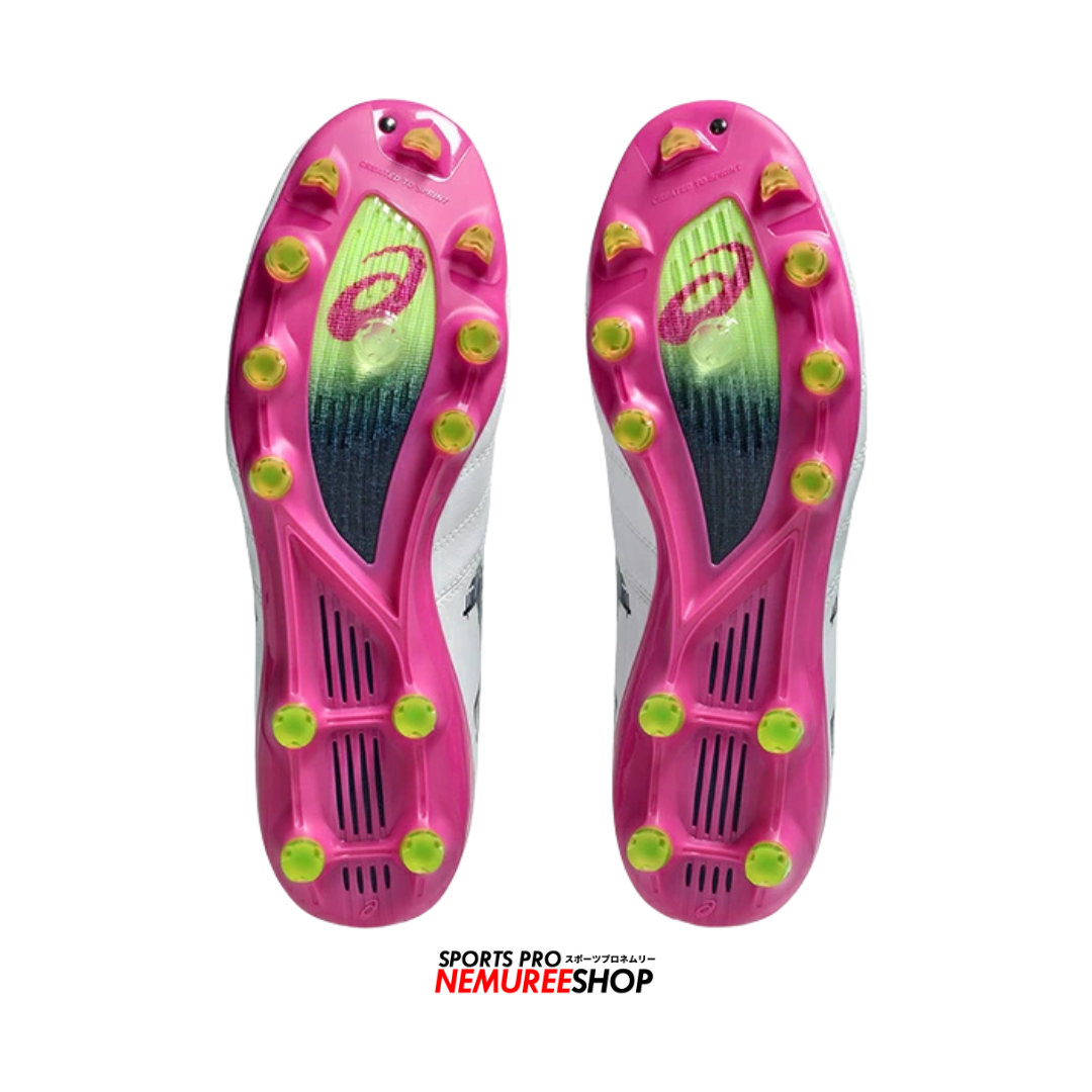 ASICS Football Shoes DS LIGHT X-FLY PRO 3 (WHITE/TWILIGHT BLUE) - Nemuree Shop - Online Sports Store