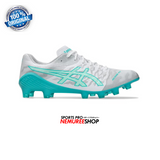 ASICS Football Shoes DS LIGHT ACROS 3 (WHITE/SEA GLASS) - Nemuree Shop - Online Sports Store