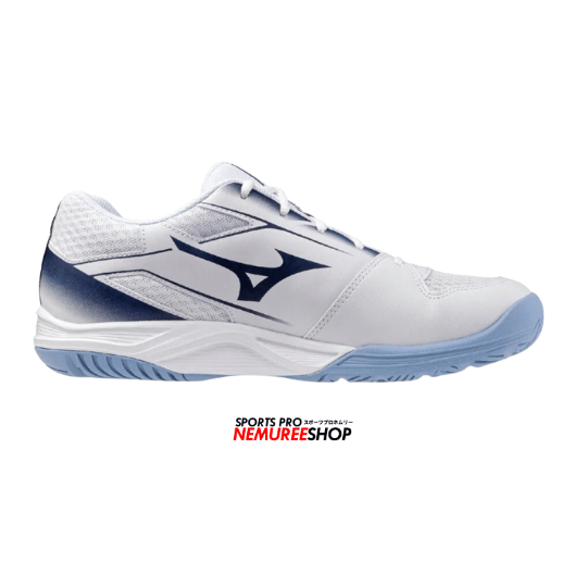 MIZUNO Volleyball Shoes CYCLONE SPEED 5 (WHITE/BELLWETHER BLUE/BEL AIR BLUE) - Nemuree Shop - Online Sports Store
