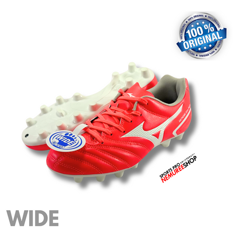 MIZUNO Soccer Shoes MONARCIDA NEO 2 SELECT JR (FIERY CORAL/WHITE) - WIDE - Nemuree Shop - Online Sports Store