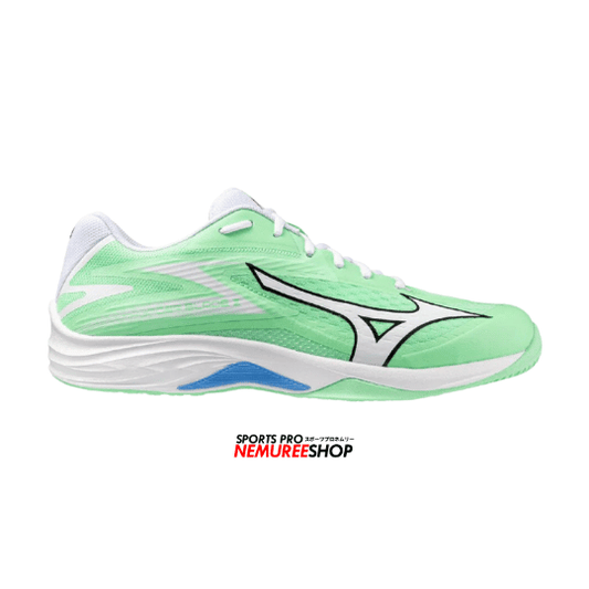 MIZUNO Volleyball Shoes THUNDER BLADE Z (NEON MINT/BLACK/FRONTIER BLUE) - Nemuree Shop - Online Sports Store