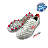 MIZUNO Soccer Shoes MORELIA NEO 4 ELITE (WHITE/RADIANT RED) - Nemuree Shop - Online Sports Store