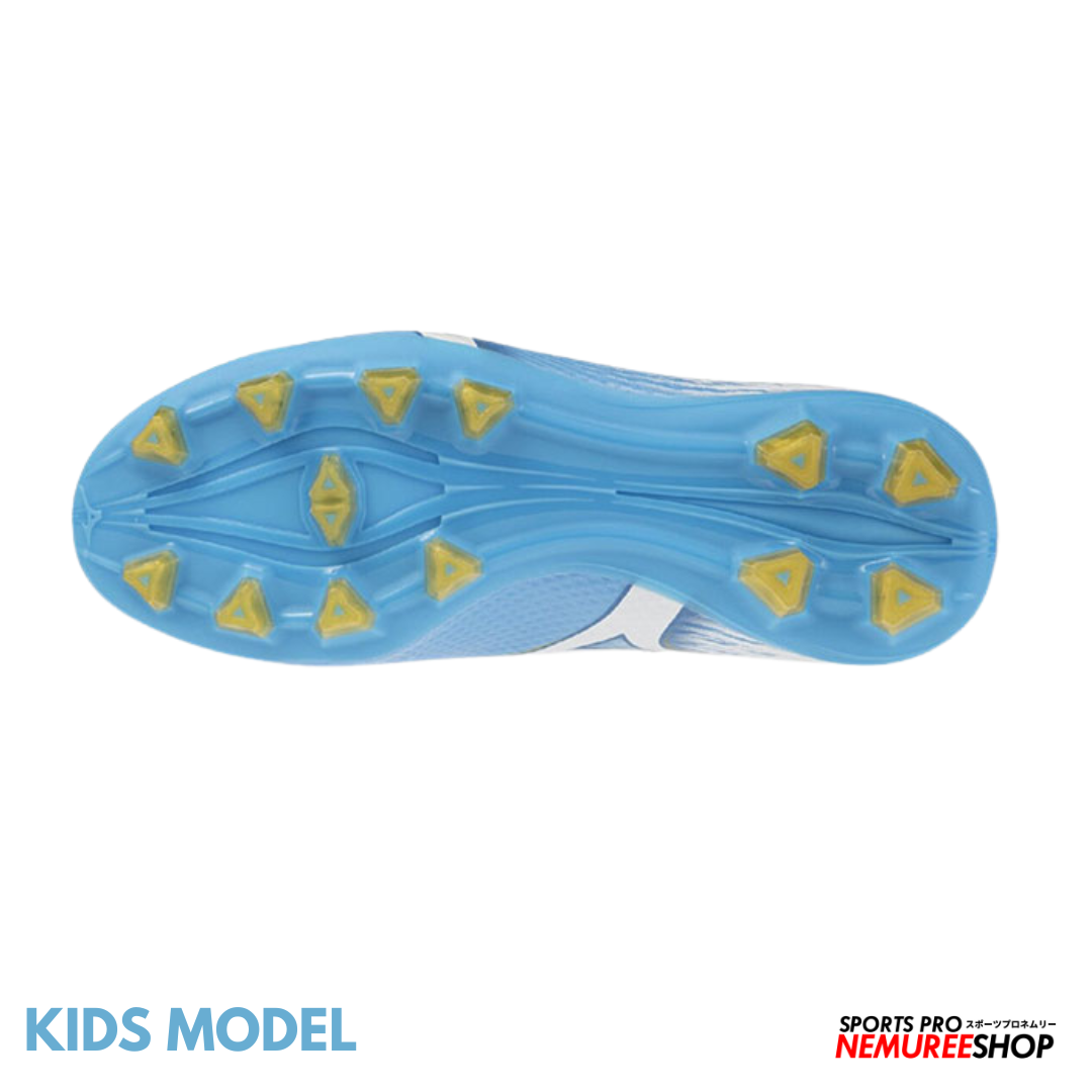 MIZUNO Football Shoes ALPHA 3 JR (CELESTE / WHITE)