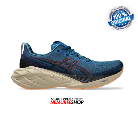 ASICS Running Shoes NOVABLAST 4 WIDE BLACK BLUE EXPANSE Nemuree Shop Online Sports Store