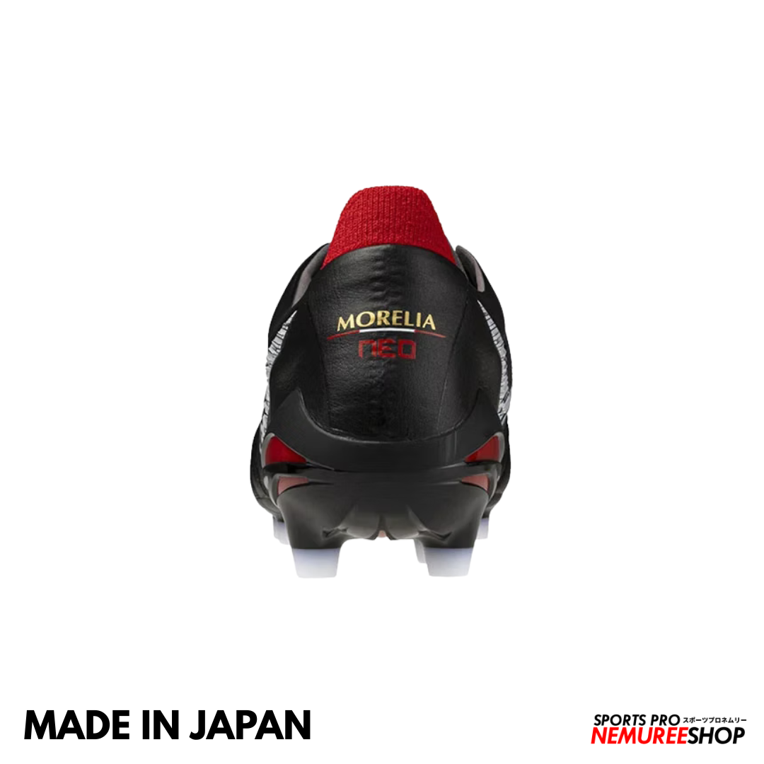 MIZUNO Football Shoes MORELIA NEO 5 JAPAN (BLACK/WHITE/CHINESE RED)