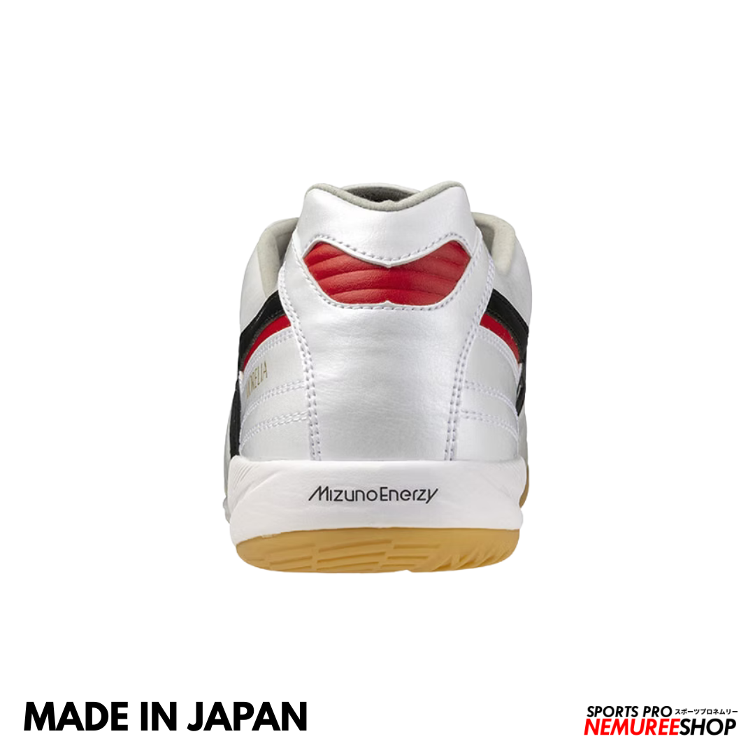 MIZUNO Futsal Shoes MORELIA SALA JAPAN IN (WHITE/BLACK/CHINESE RED)