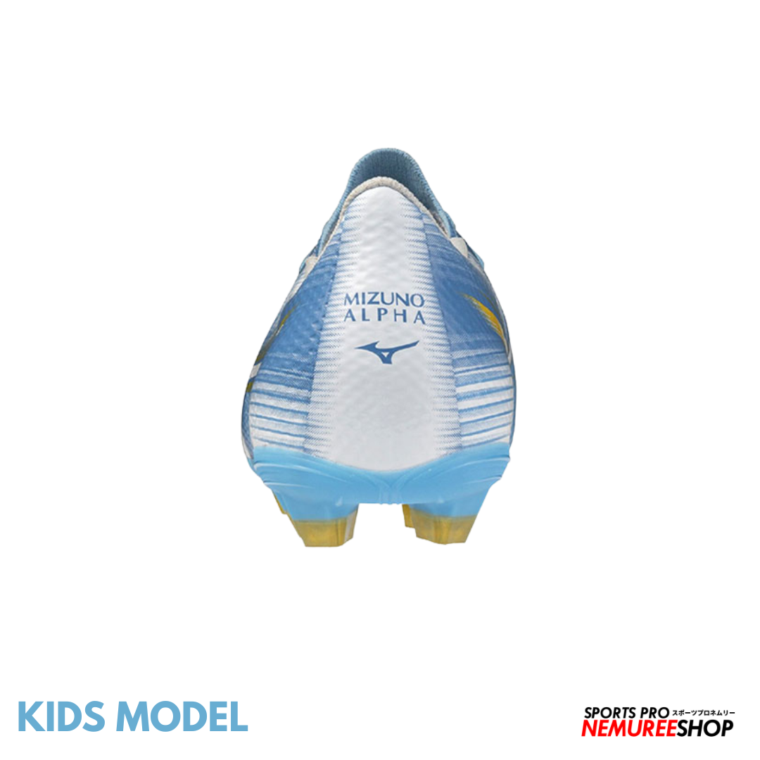 MIZUNO Football Shoes ALPHA 3 JR (CELESTE / WHITE)