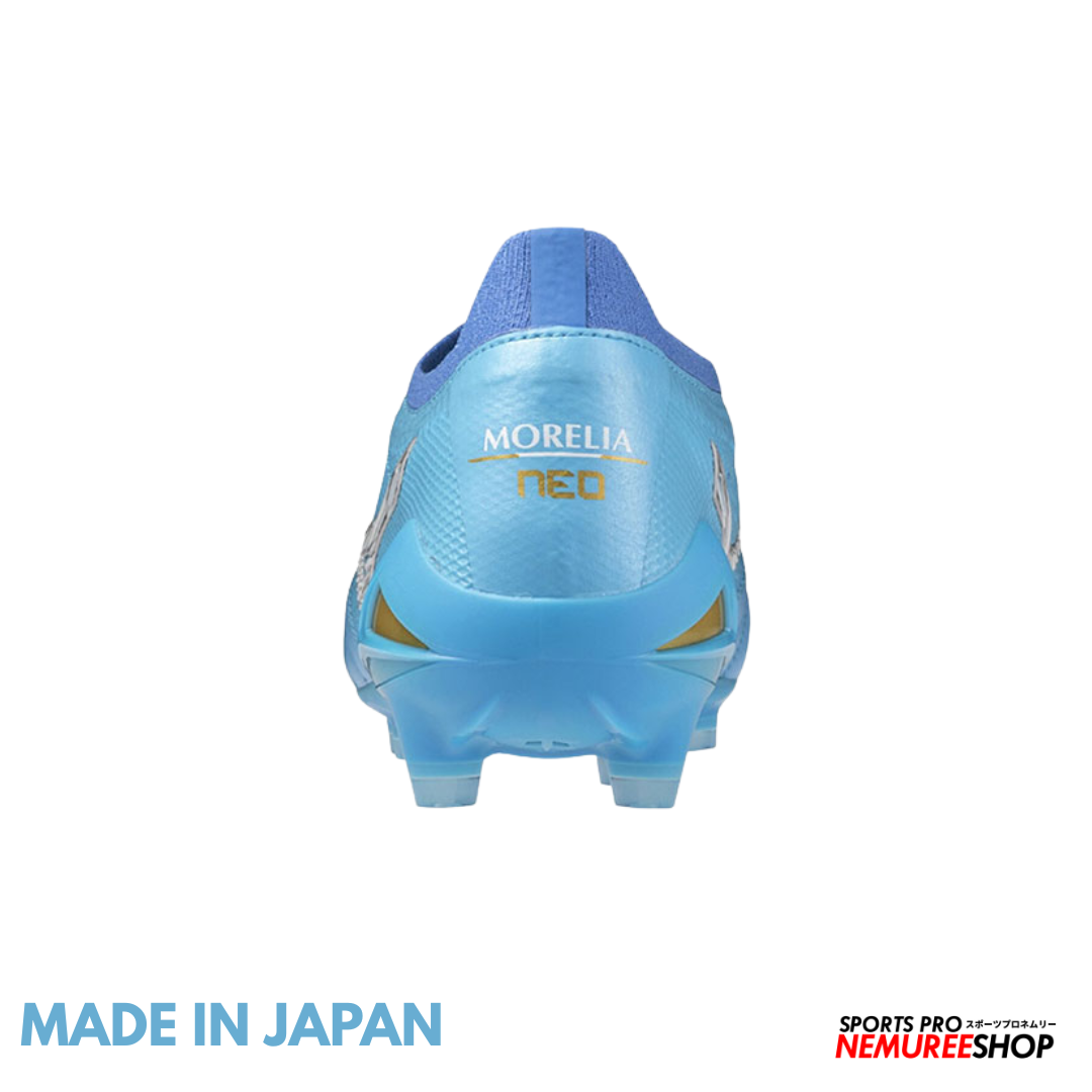MIZUNO Football Shoes MORELIA NEO 4 BETA JAPAN (CELESTE / WHITE / ULTRAMARINE)
