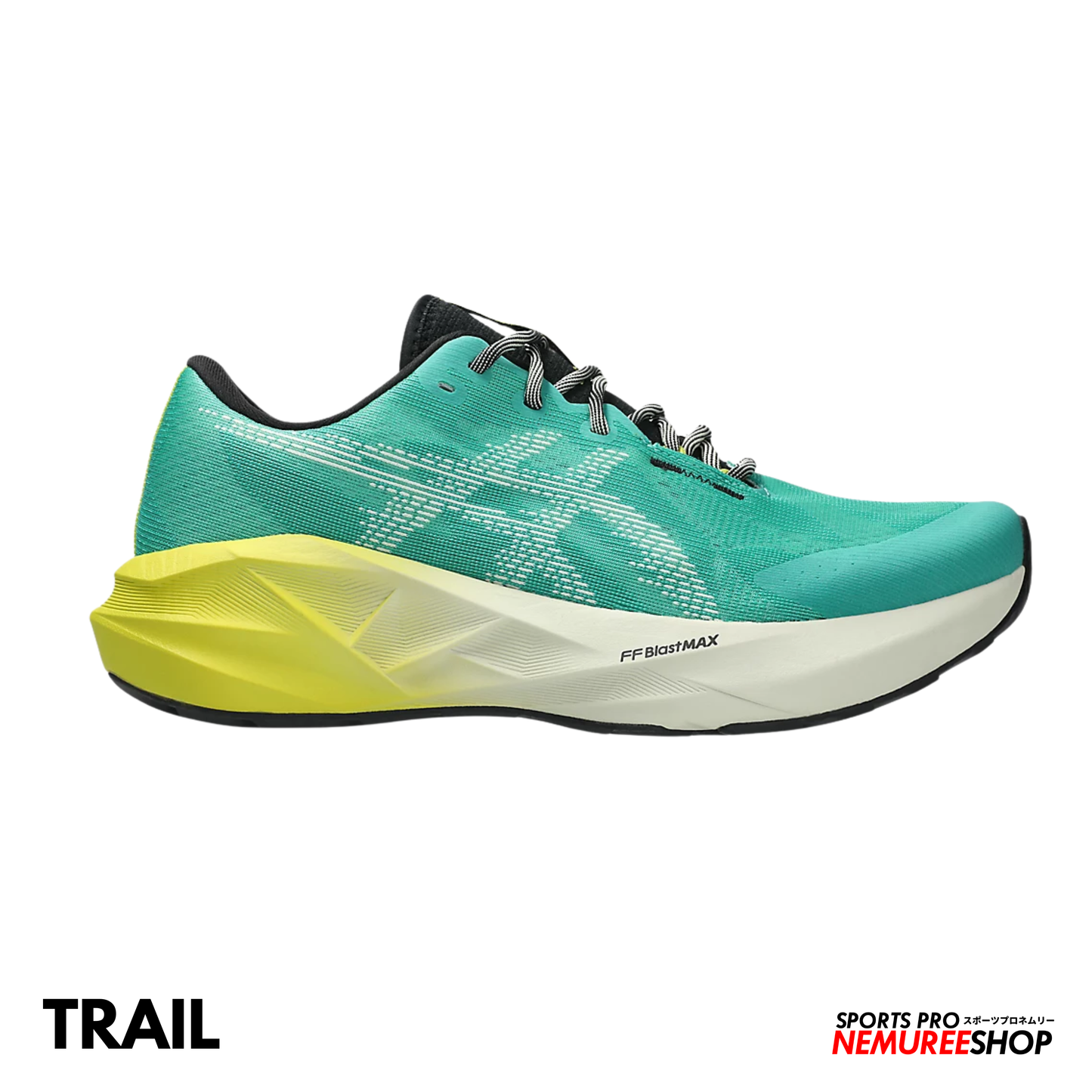 ASICS Running Shoes NOVABLAST 5 TR (AURORA GREEN/LIGHT DUST) - Nemuree Shop - Online Sports Store
