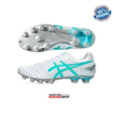 ASICS Football Shoes DS LIGHT PRO WIDE (WHITE/SEA GLASS) - Nemuree Shop - Online Sports Store