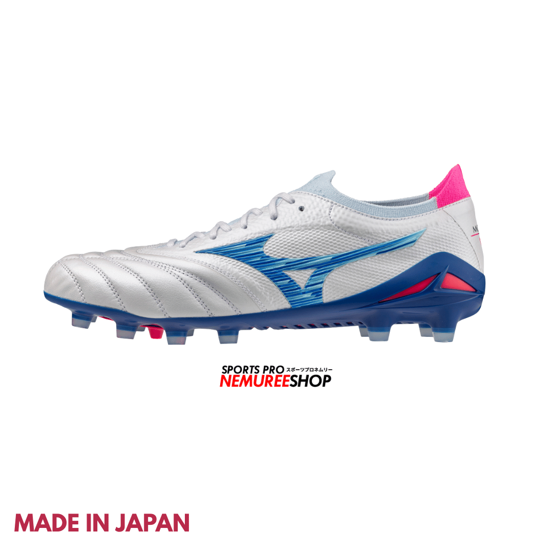 MIZUNO Football Shoes MORELIA NEO 4 BETA JAPAN (WHITE/TANAGER TURQUOISE /PINK TETRA) - Nemuree Shop - Online Sports Store
