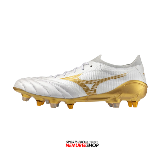 MIZUNO Football Shoes MORELIA NEO 4 BETA ELITE MIX (WHITE / GOLD)