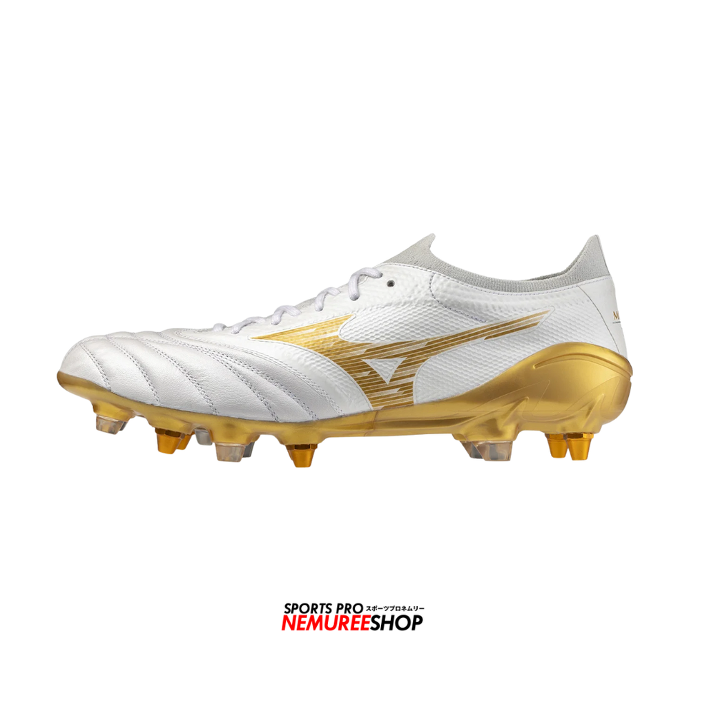 MIZUNO Football Shoes MORELIA NEO 4 BETA ELITE MIX (WHITE / GOLD