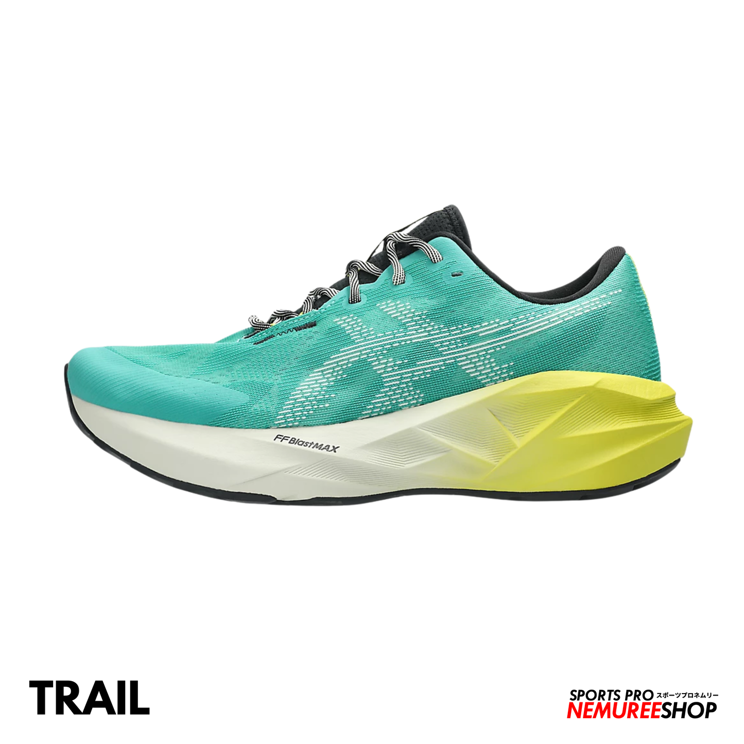 ASICS Running Shoes NOVABLAST 5 TR (AURORA GREEN/LIGHT DUST) - Nemuree Shop - Online Sports Store