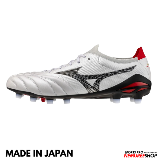 MIZUNO Football Shoes MORELIA NEO 5 BETA JAPAN (WHITE/BLACK/CHINESE RED)