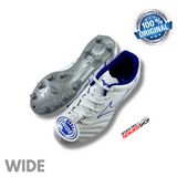 MIZUNO Soccer Shoes MONARCIDA NEO 2 SELECT JR (WHITE/BLUE) - WIDE - Nemuree Shop - Online Sports Store