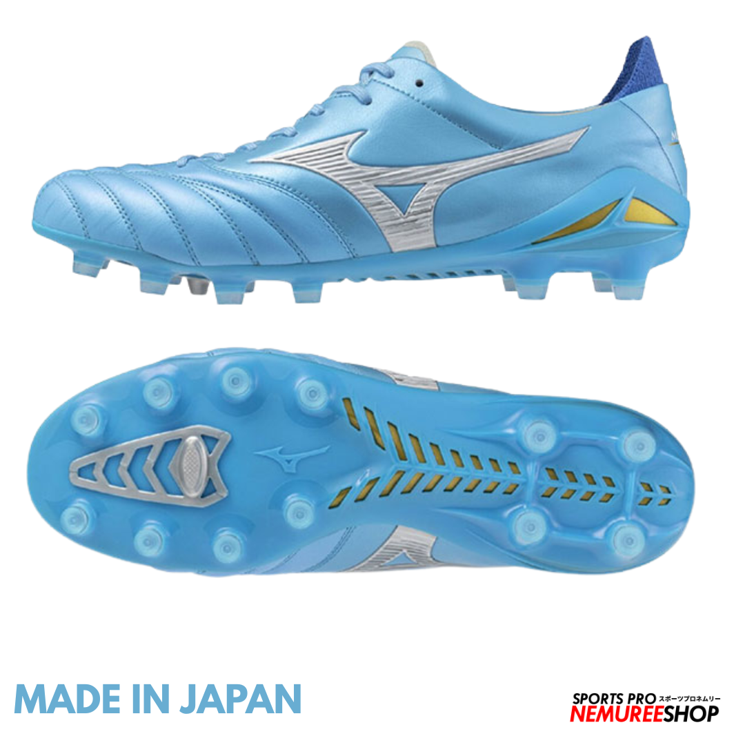 MIZUNO Football Shoes MORELIA NEO 4 JAPAN (CELESTE / WHITE / ULTRAMARINE)