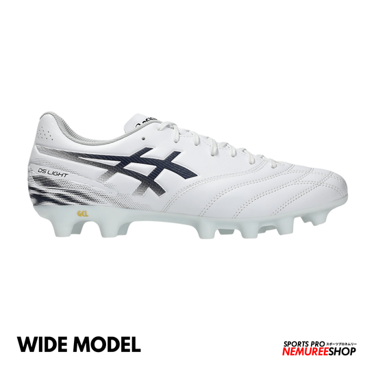 ASICS Football Shoes DS LIGHT CLUB WIDE (WHITE/MIDNIGHT)