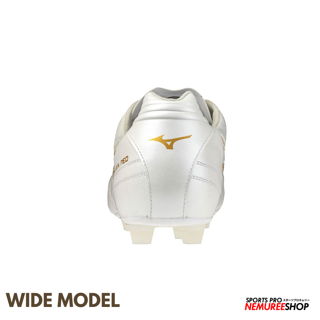 MIZUNO Football Shoes MONARCIDA NEO 3 WIDE ELITE (WHITE / GOLD MIZUNO Football Shoes MONARCIDA NEO 3 WIDE ELITE (WHITE / GOLD