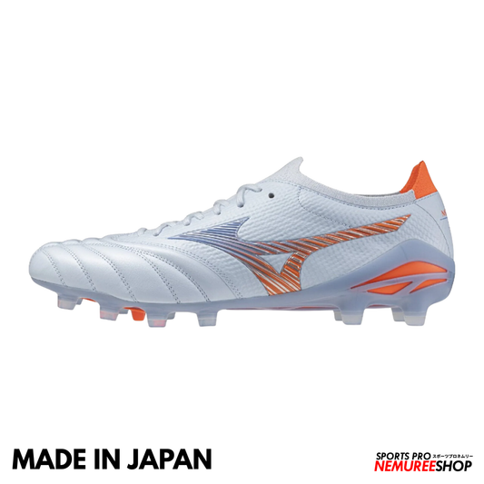 MIZUNO Football Shoes MORELIA NEO 5 BETA JAPAN (BLUE FINCH/CORNFLOWER BLUE/LAVA ORANGE)
