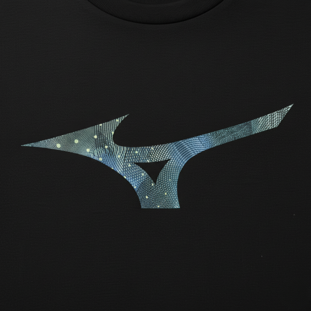 MIZUNO Apparel GRAPHIC RB TEE MEN (BLACK) - Nemuree Shop - Online Sports Store