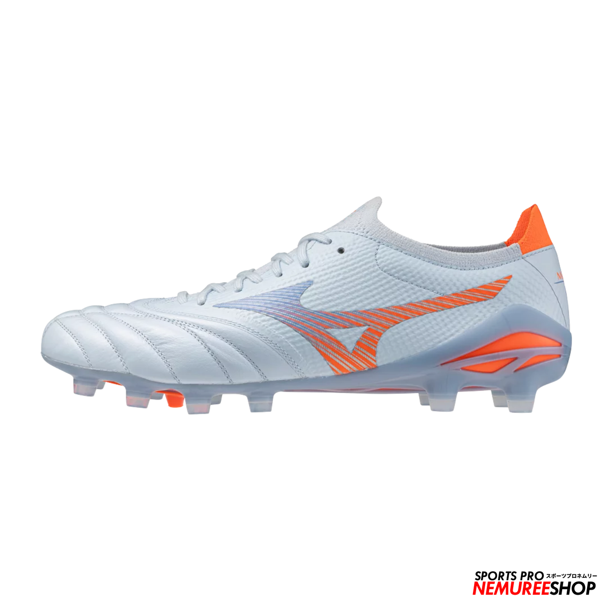 MIZUNO Football Shoes MORELIA NEO 5 BETA ELITE (BLUE FINCH/CORNFLOWER BLUE/LAVA ORANGE)