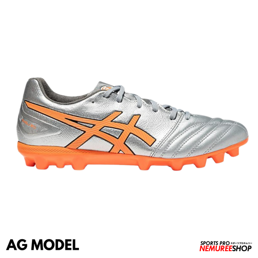 ASICS Football Shoes DS LIGHT PRO AG (PURE SILVER/SHOCKING ORANGE)