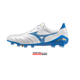 MIZUNO Football Shoes MORELIA NEO 4 JAPAN (WHITE/LASER BLUE/LASER BLUE) - Nemuree Shop - Online Sports Store