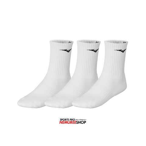 MIZUNO Accessories TRAINING 3P SOCKS (WHITE)