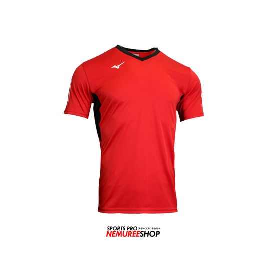 MIZUNO Apparel FOOTBALL MC LINE GAME JERSEY (RED) - Nemuree Shop - Online Sports Store