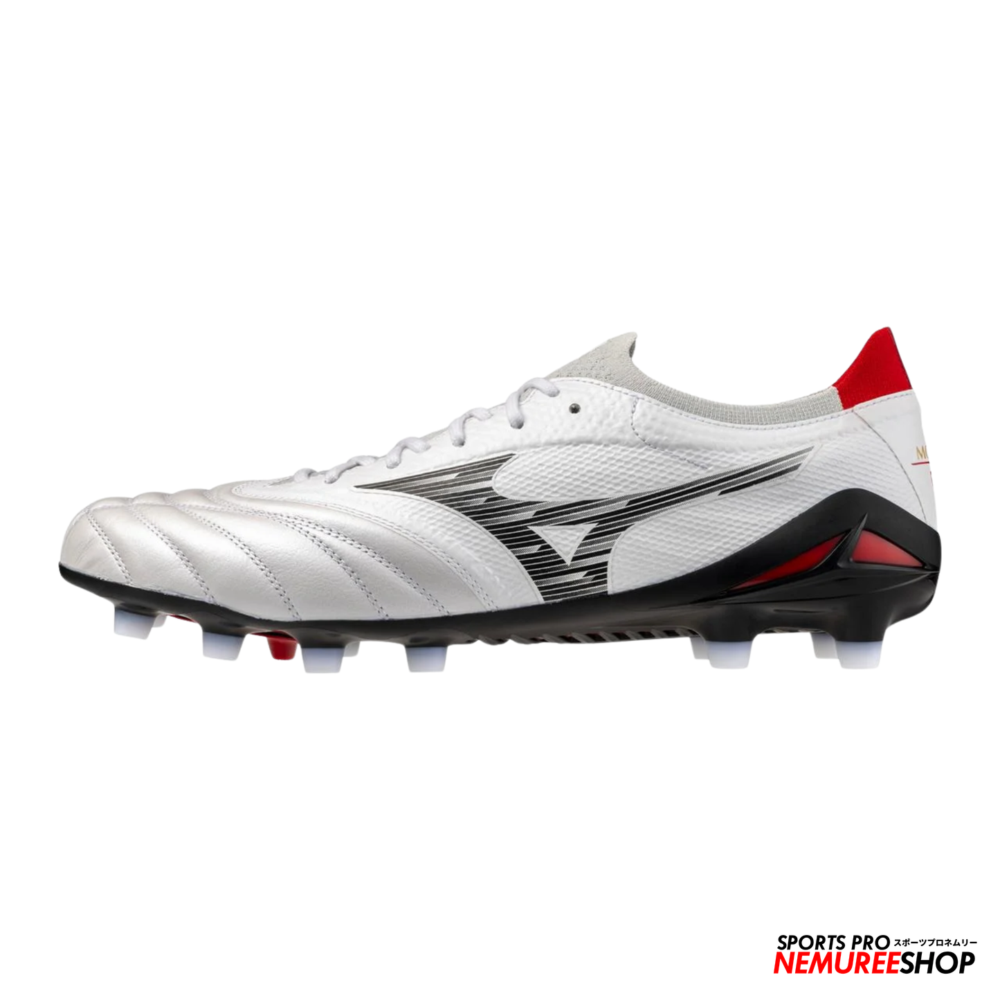 MIZUNO Football Shoes MORELIA NEO 5 BETA ELITE (WHITE/BLACK/CHINESE RED)
