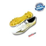 MIZUNO Soccer Shoes ALPHA SELECT (WHITE/ GE GOLD/BLACK) - Sports Pro Nemuree Shop - Online Sports Store