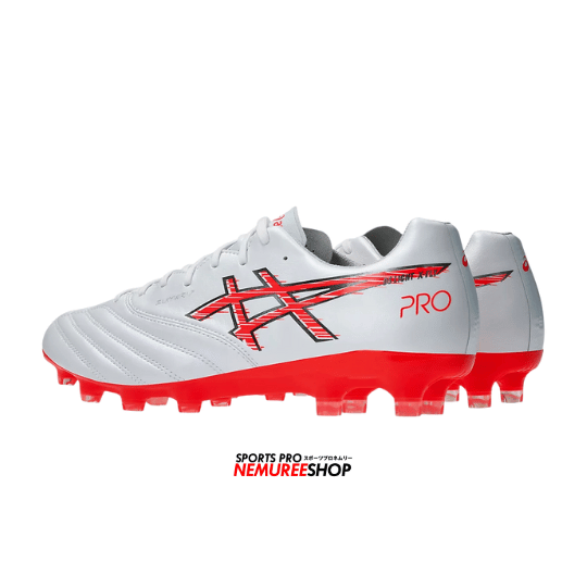 ASICS Football Shoes DS LIGHT X-FLY PRO 3 (WHITE/FLASH RED) - Nemuree Shop - Online Sports Store