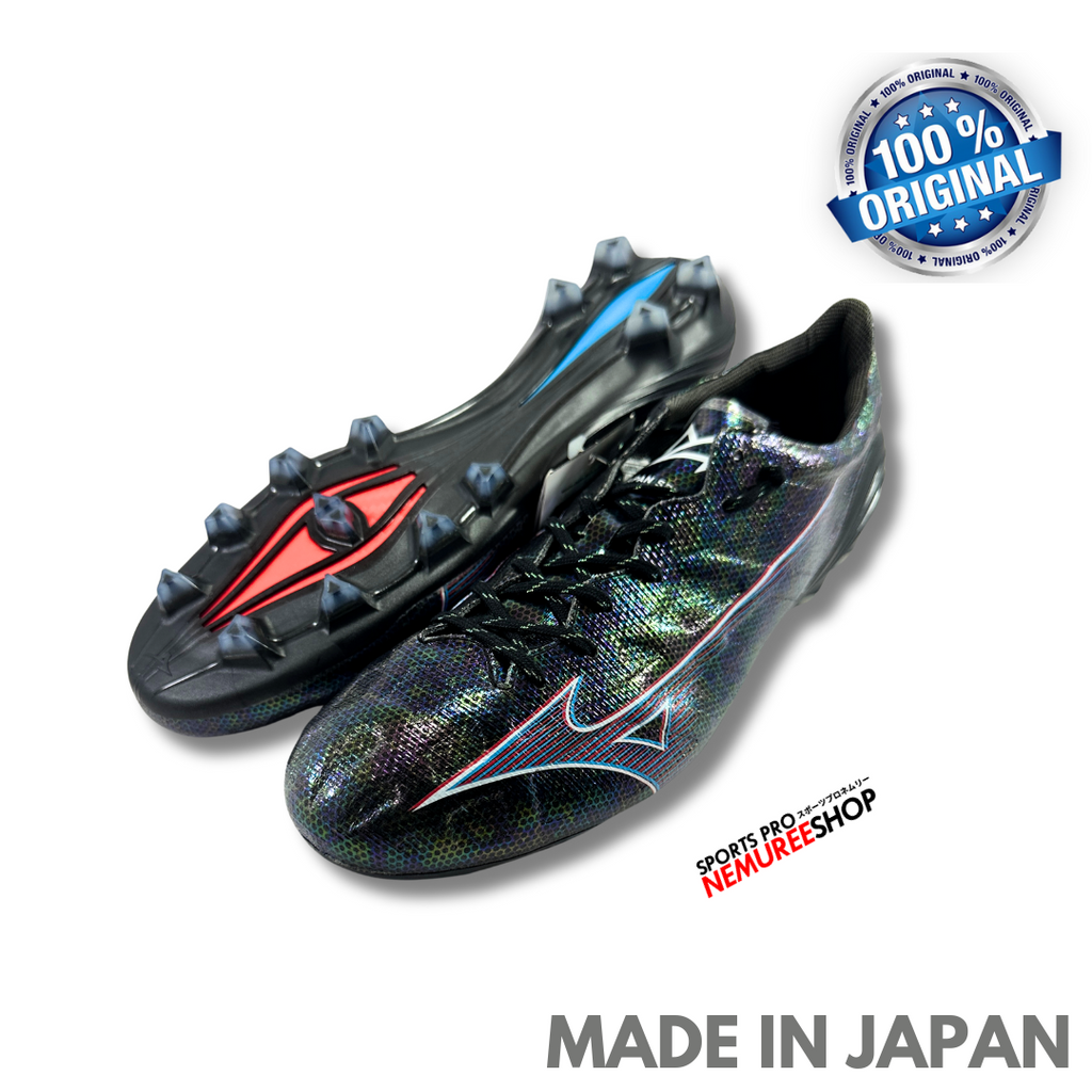 MIZUNO Soccer Shoes ALPHA JAPAN (BLACK/WHITE) - Sports Pro Nemuree Shop - Online Sports Store