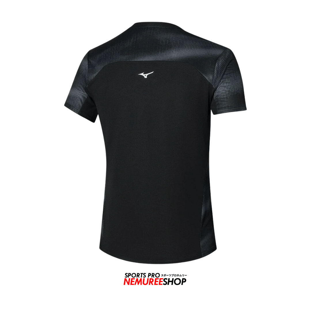 MIZUNO Apparel  DRYAEROFLOW GRAPHIC TEE (BLACK) - Nemuree Shop - Online Sports Store