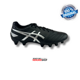 ASICS Soccer Shoes DS LIGHT CLUB WIDE (BLACK/PURE SILVER)