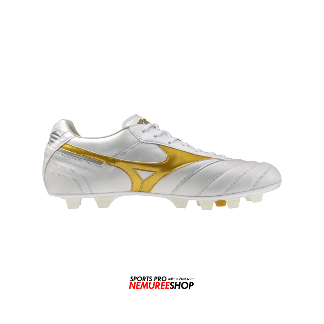 MIZUNO Football Shoes MORELIA 2 ELITE (WHITE / GOLD)