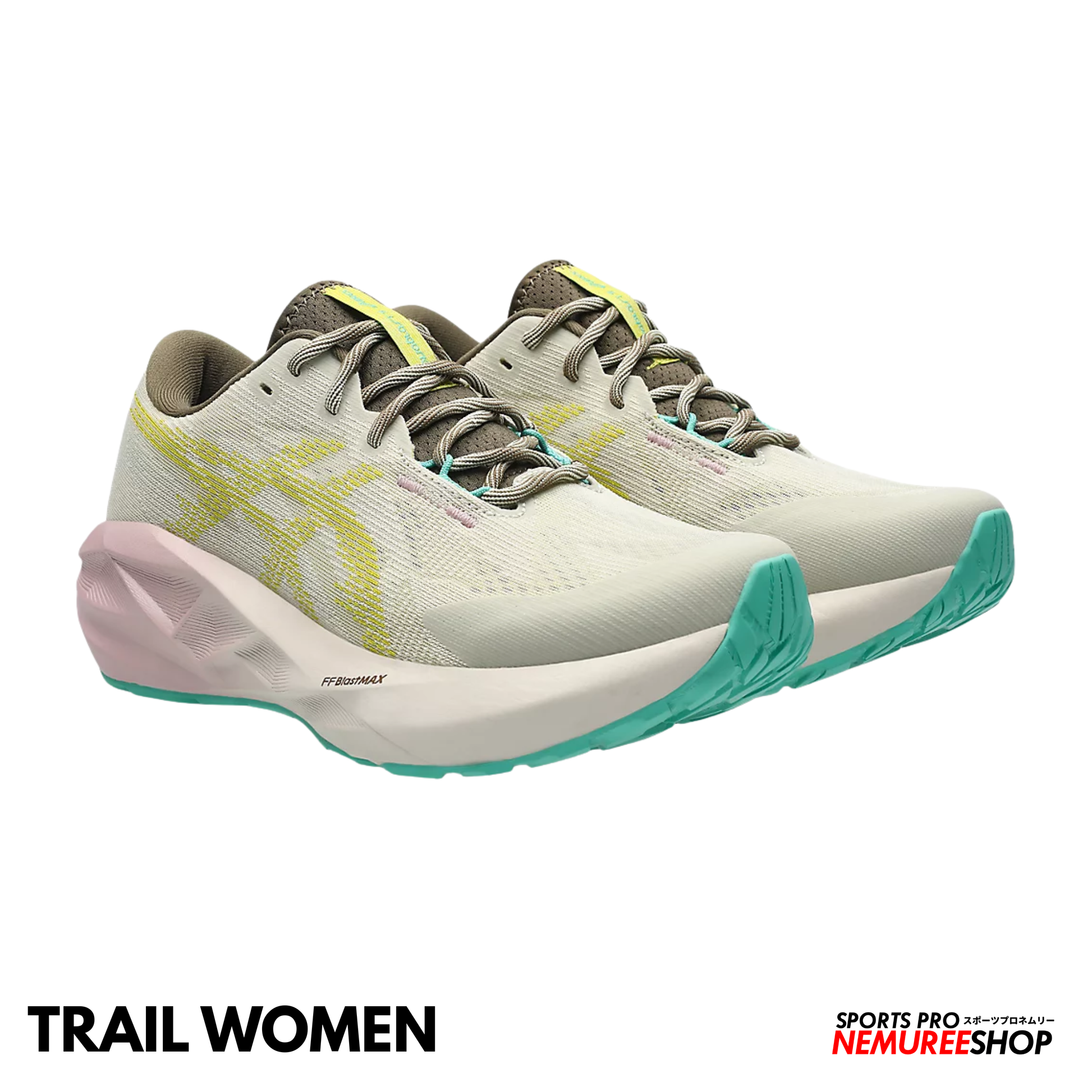 ASICS Women Running Shoes NOVABLAST 5 TR WOMEN (LIGHT DUST/CACTI) - Nemuree Shop - Online Sports Store