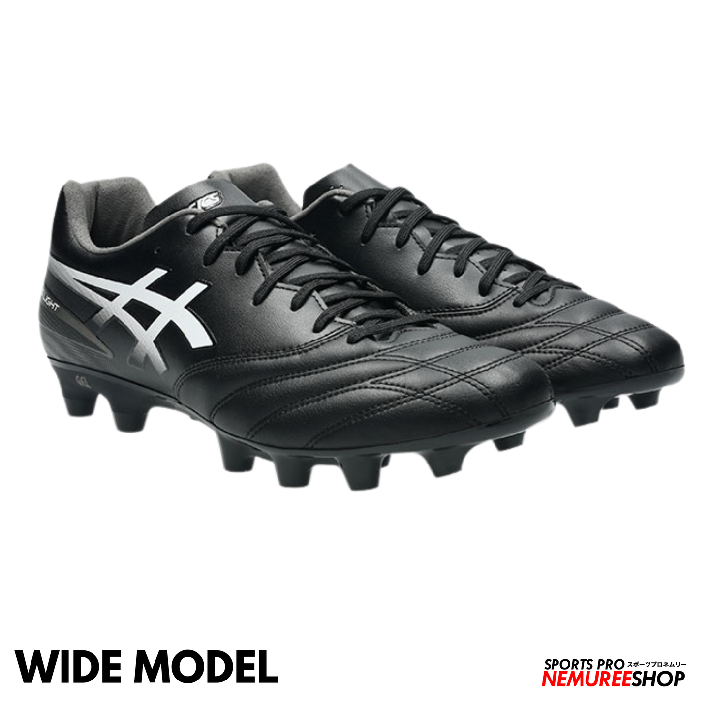 ASICS Football Shoes DS LIGHT ADVANCE WIDE (BLACK/WHITE) - Nemuree Shop - Online Sports Store